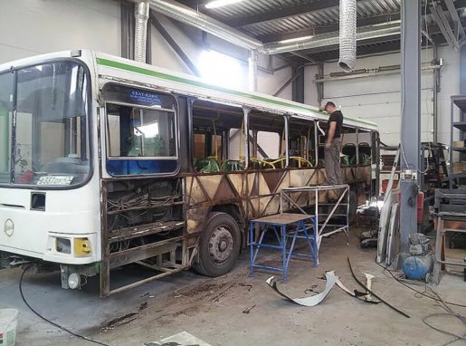 Ремонт автобусов, замена стекол, ремонт кузова стоимость ремонта и где отремонтировать - Нижний Новгород