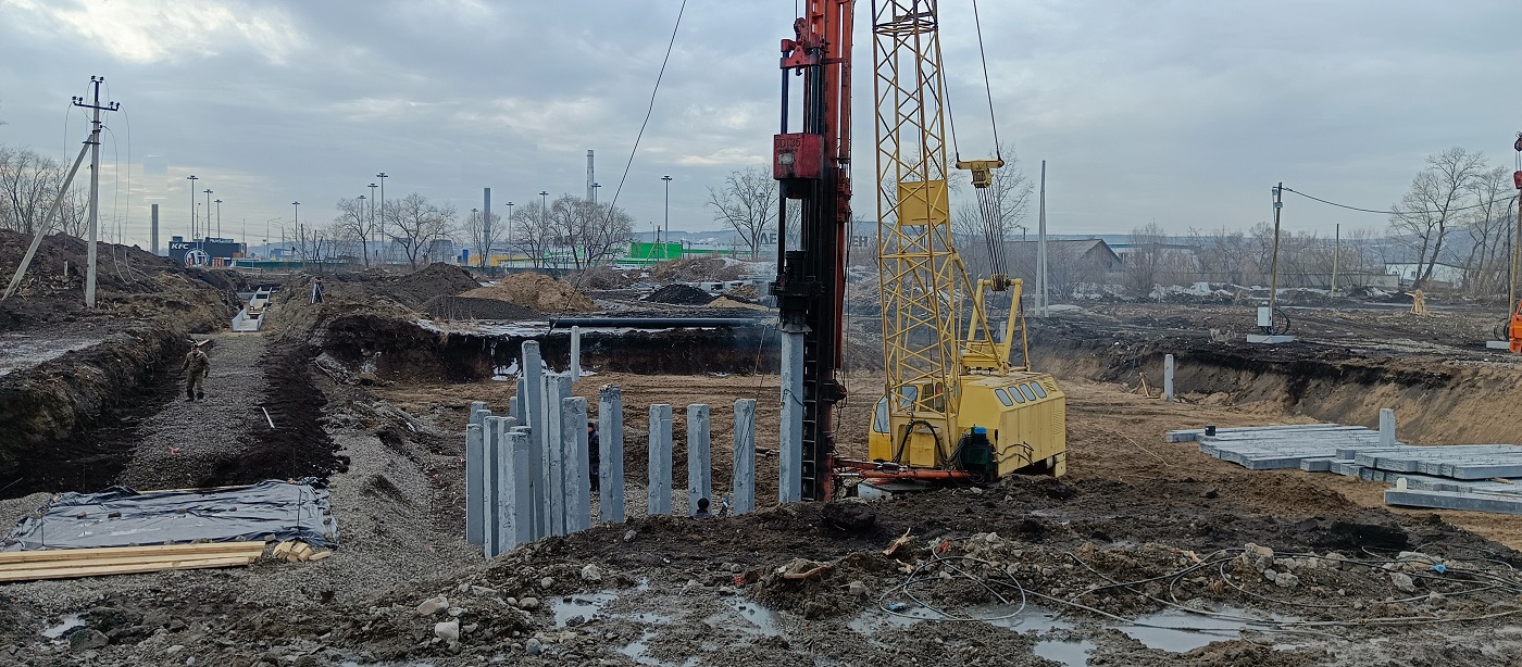 Аренда сваебоя для забивки бетонных свай в Первомайске