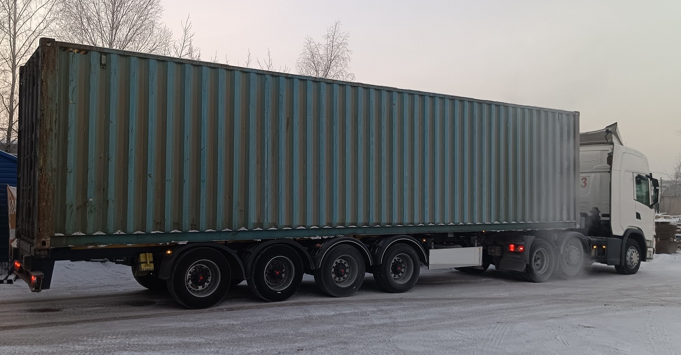 Контейнеровоз для перевозки контейнеров 20 и 40 футов в Сергаче