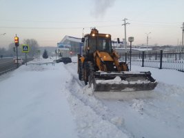 Уборка, чистка снега спецтехникой стоимость услуг и где заказать - Выкса